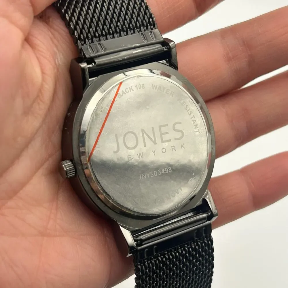 Jones New York Diamond Collection Men’s Watch Working New Battery